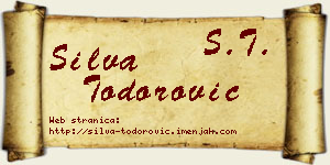 Silva Todorović vizit kartica